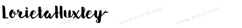 LorietaHuxley字体转换