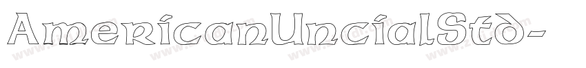 AmericanUncialStd字体转换 AmericanUncialStd字体转换
