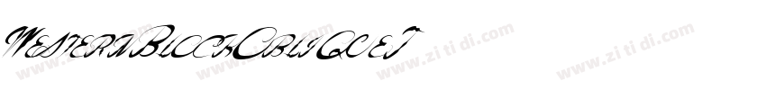 WesternBlockObliqueJ字体转换