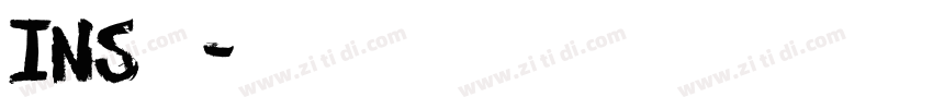 ins风格英文字体转换