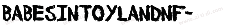 BabesInToylandNF字体转换
