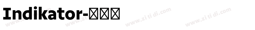 Indikator字体转换