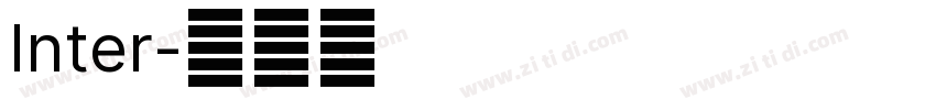 Inter字体转换