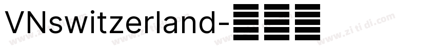 VNswitzerland字体转换