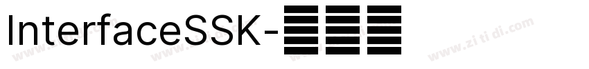 InterfaceSSK字体转换