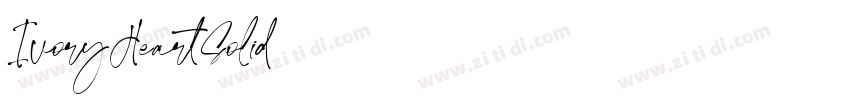 IvoryHeartSolid字体转换