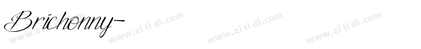 Brichonny字体转换