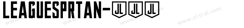 leagueSprtan字体转换