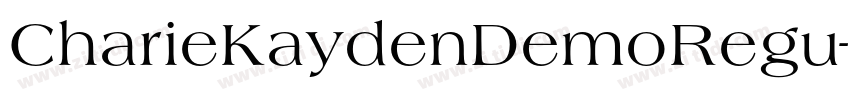 CharieKaydenDemoRegu字体转换