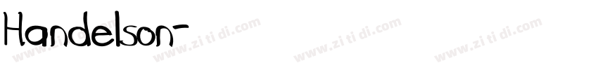 Handelson字体转换