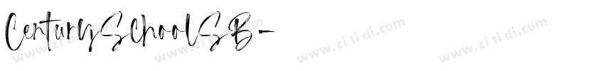 CenturySchoolSB字体转换