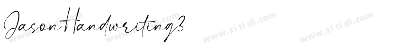 JasonHandwriting3字体转换