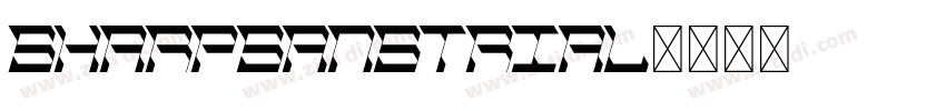 SharpSansTRIAL字体转换