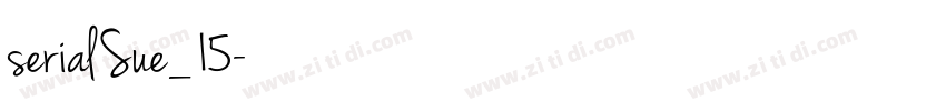 serialSue_15字体转换