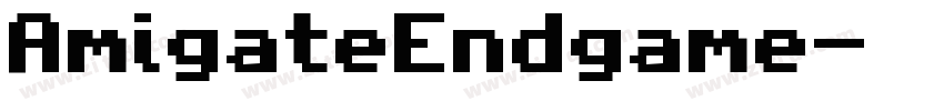 AmigateEndgame字体转换