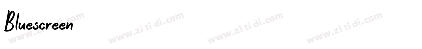 Bluescreen字体转换
