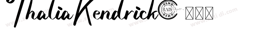 ThaliaKendrick字体转换