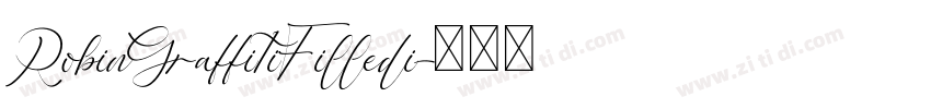 RobinGraffitiFilledi字体转换