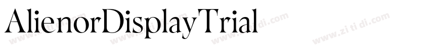 AlienorDisplayTrial字体转换