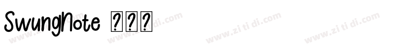 SwungNote字体转换
