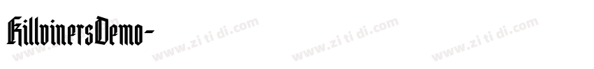 KillvinersDemo字体转换