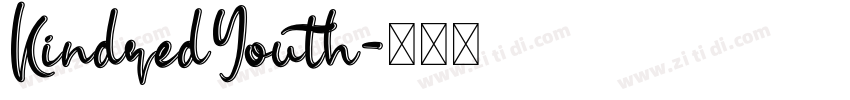KindredYouth字体转换