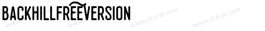 BackhillFreeVersion字体转换