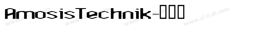AmosisTechnik字体转换