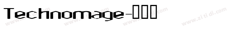 Technomage字体转换