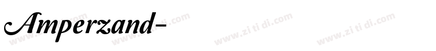 Amperzand字体转换