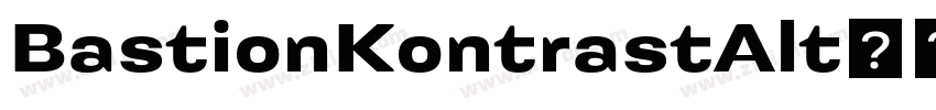 BastionKontrastAlt字体转换