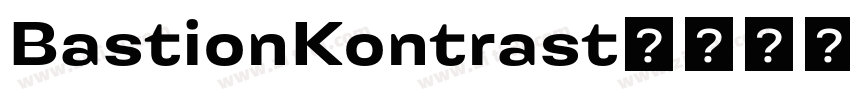 BastionKontrast字体转换