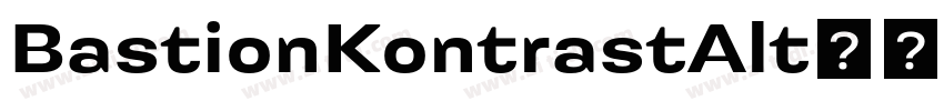 BastionKontrastAlt字体转换
