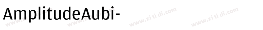 AmplitudeAubi字体转换