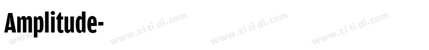 Amplitude字体转换