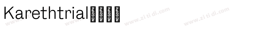 Karethtrial字体转换
