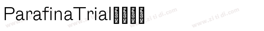 ParafinaTrial字体转换