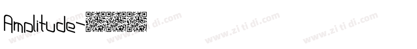 Amplitude字体转换
