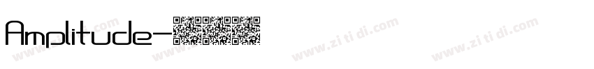 Amplitude字体转换