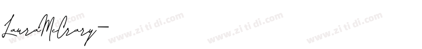 LauraMcCrary字体转换