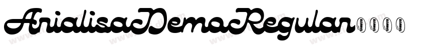 ArialisaDemoRegular字体转换