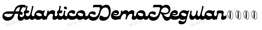 AtlanticoDemoRegular字体转换