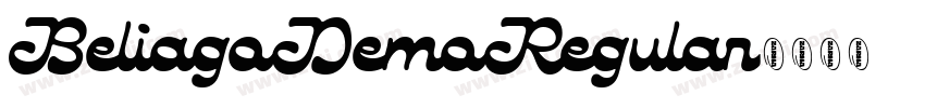 BeliagoDemoRegular字体转换