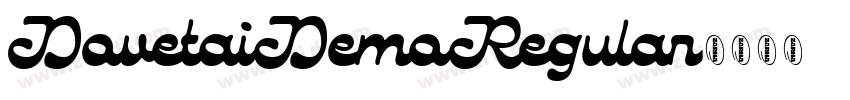 DovetaiDemoRegular字体转换
