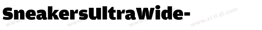 SneakersUltraWide字体转换