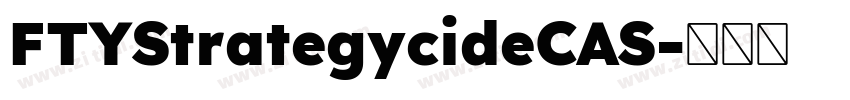 FTYStrategycideCAS字体转换 FTYStrategycideCAS字体转换