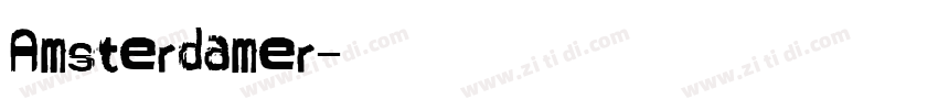 Amsterdamer字体转换