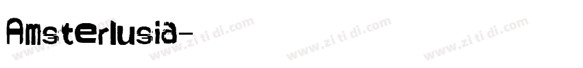 Amsterlusia字体转换