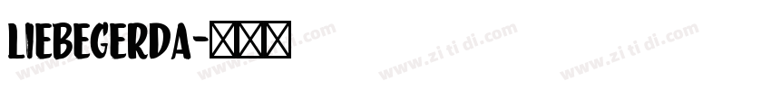 LiebeGerda字体转换