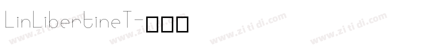 LinLibertineT字体转换